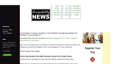 Desktop Screenshot of accessibilitynews.ca