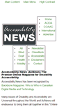 Mobile Screenshot of accessibilitynews.ca